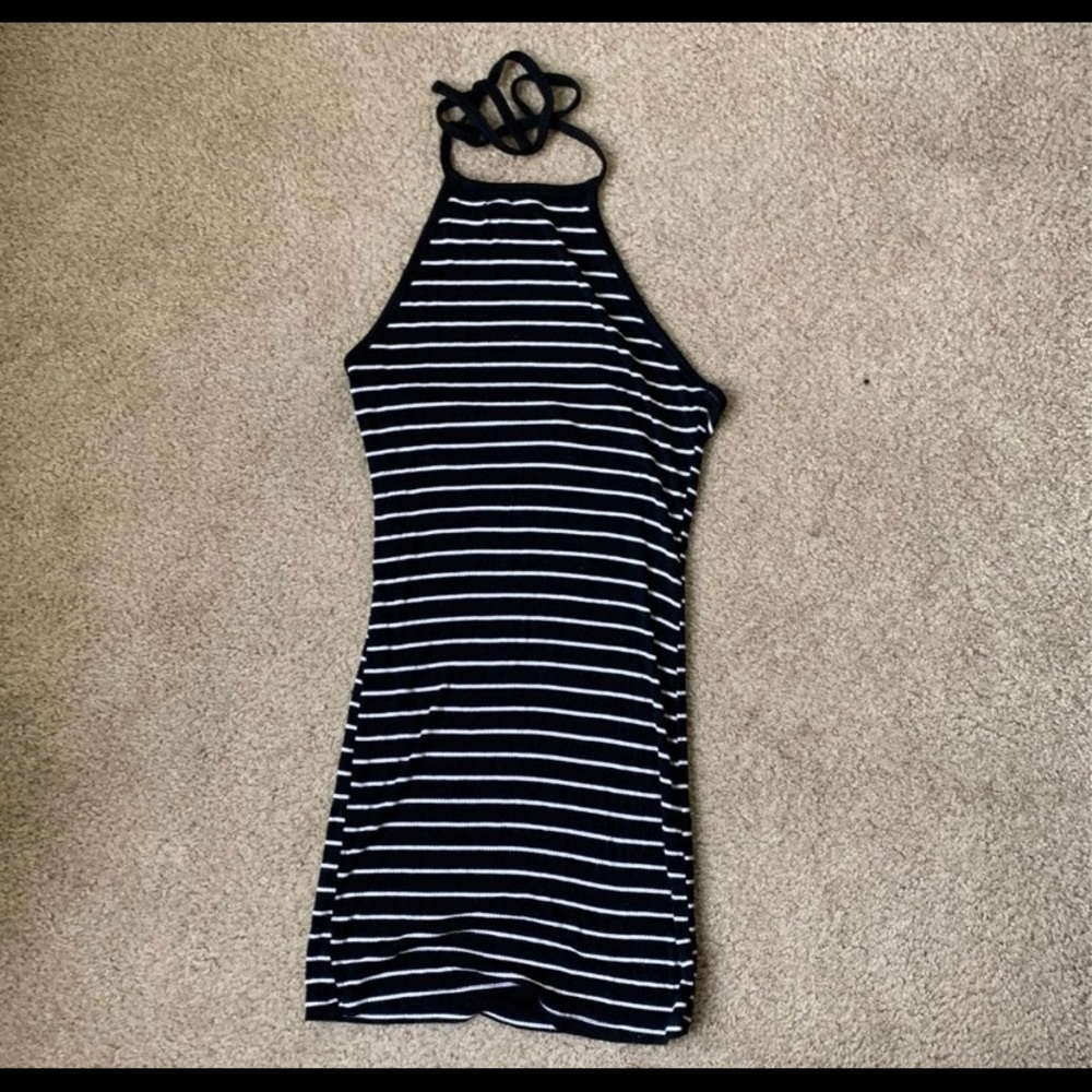 Forever 21 halter tie mini dress